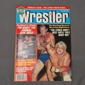 The Wrestler Magazine December 1981 Backlund Steele Hogan‎ DiBiase Wrestling
